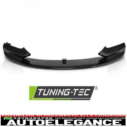 spoiler anteriore stile performance nero lucido per bmw f10/ f11 / f18 11-16