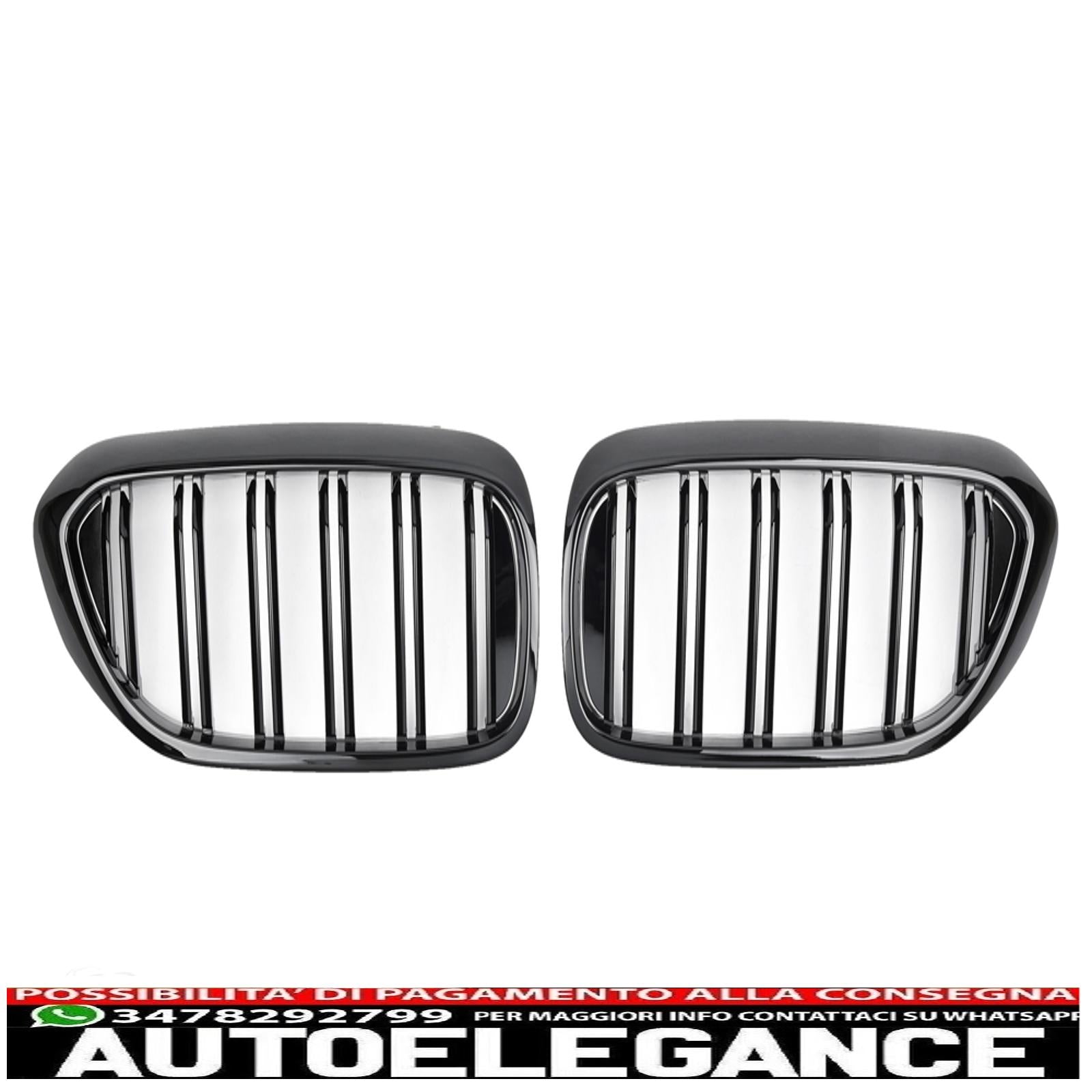 adatto per bmw serie 5 g30 g31 griglia radiatore doppia barra lucida nero-mostra il titolo originaletesto originalepasst für bmw 5er g30 g31 kühlergrill doppelsteg glanz schwarz AUTOELEGANCERICAMBI