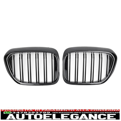 adatto per bmw serie 5 g30 g31 griglia radiatore doppia barra lucida nero-mostra il titolo originaletesto originalepasst für bmw 5er g30 g31 kühlergrill doppelsteg glanz schwarz AUTOELEGANCERICAMBI