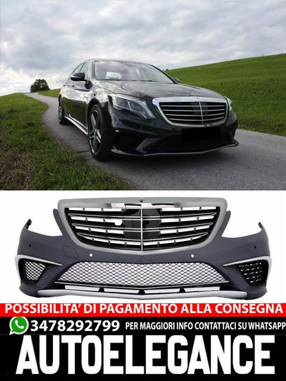 Paraurti anteriore adatto per Mercedes Classe S W222 (2013-06.2017) S63 Design
