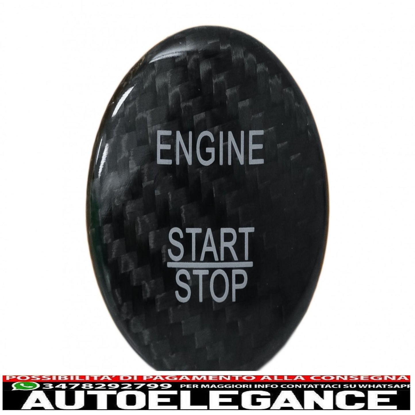 copertura del pulsante di avvio del motore dell'auto decorazione interna adatta per mercedes classe a w176 (2012-2017) classe b w246 (2012-2017) classe c w205 (2015-2017) w204 (2008-2014) vero carbonio AUTOELEGANCERICAMBI