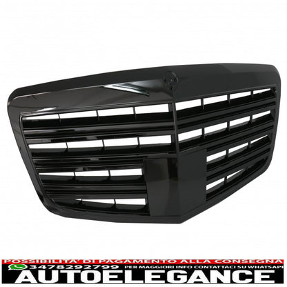 griglia anteriore adatta per mercedes classe s w221 facelift (2010-2013) s65 design pianoforte nero