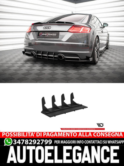 STREET PRO DIFFUSORE POSTERIORE adatto per AUDI TT S-LINE 8V (2014-2018)