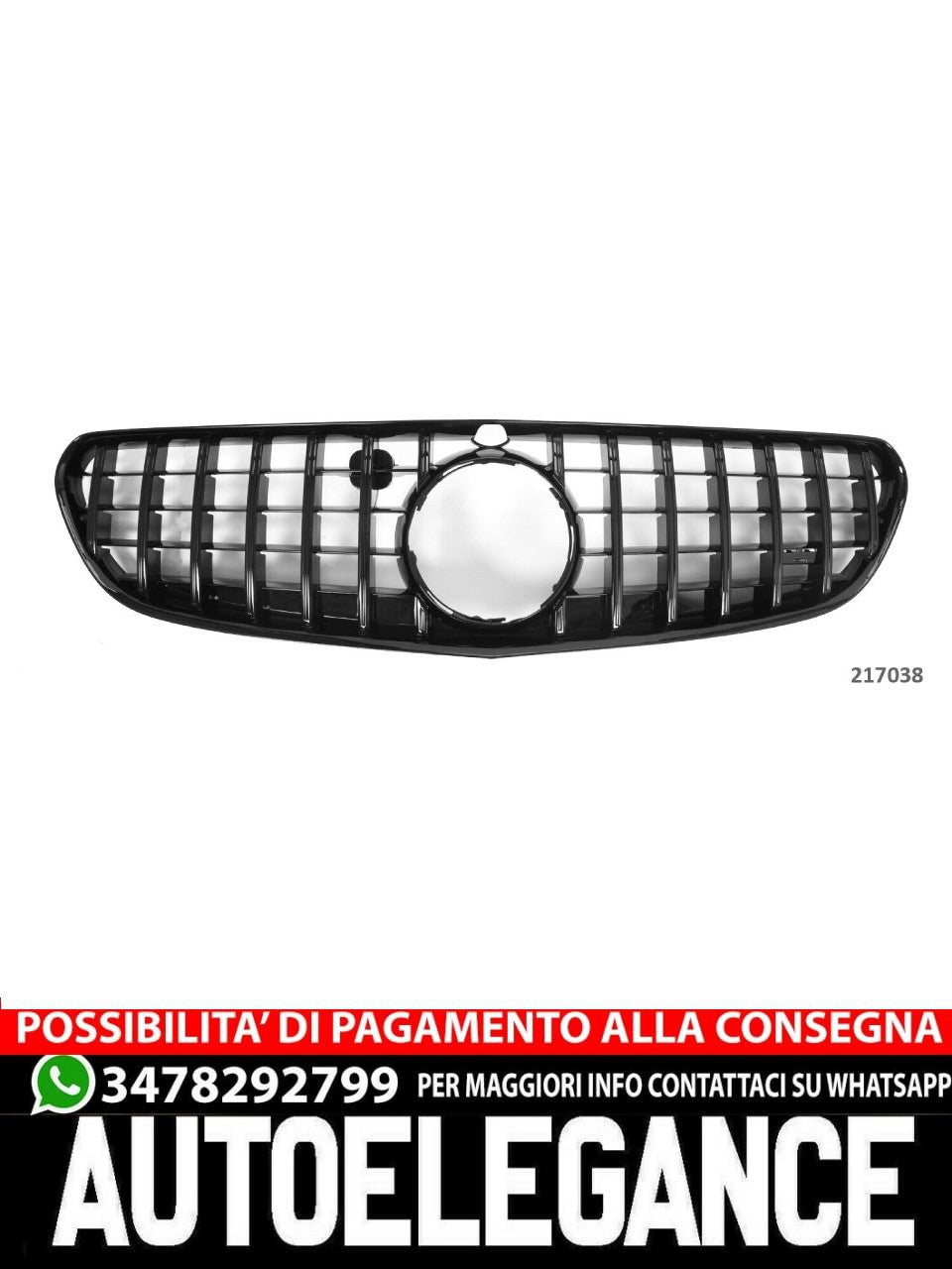 SPORT RADIATOR GRILLE SUITABLE FOR MERCEDES W217 PANAMERICANA GT OPTIC 