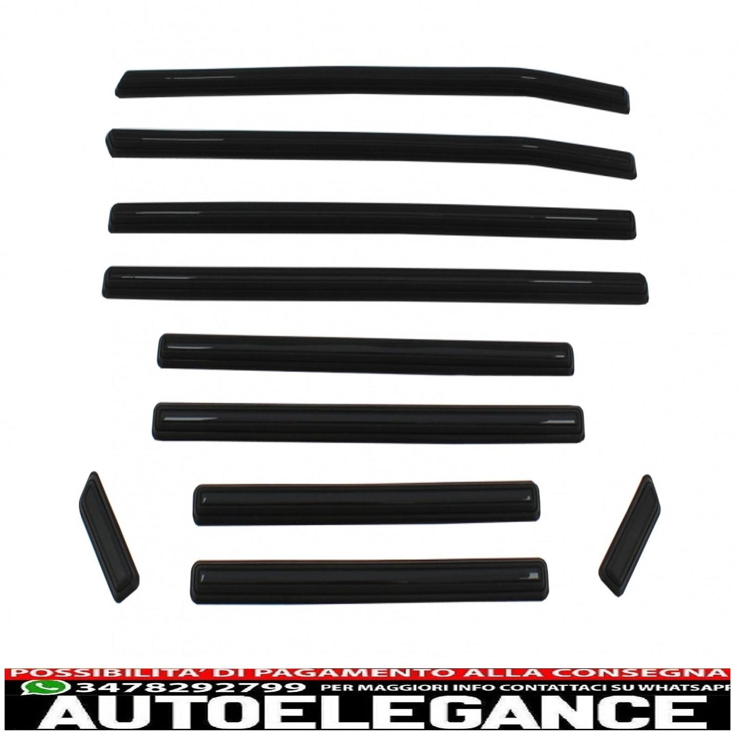 aggiungi il rivestimento delle modanature delle portiere adatto per mercedes classe g w463 (1989-2017) design restyling AUTOELEGANCERICAMBI