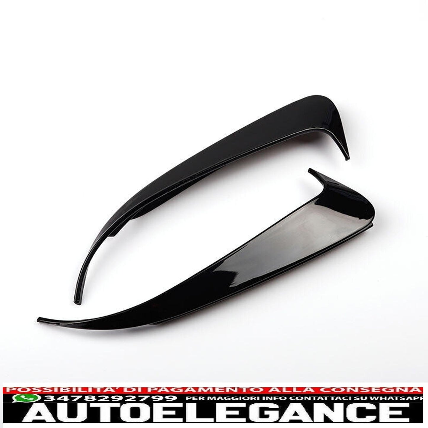 amg ottica flics aero flaps nero adatto per mercedes w205 classe c-mostra il titolo originaletesto originaleamg optik flics aero flaps schwarz passt passt für mercedes w205 c-klasse AUTOELEGANCERICAMBI