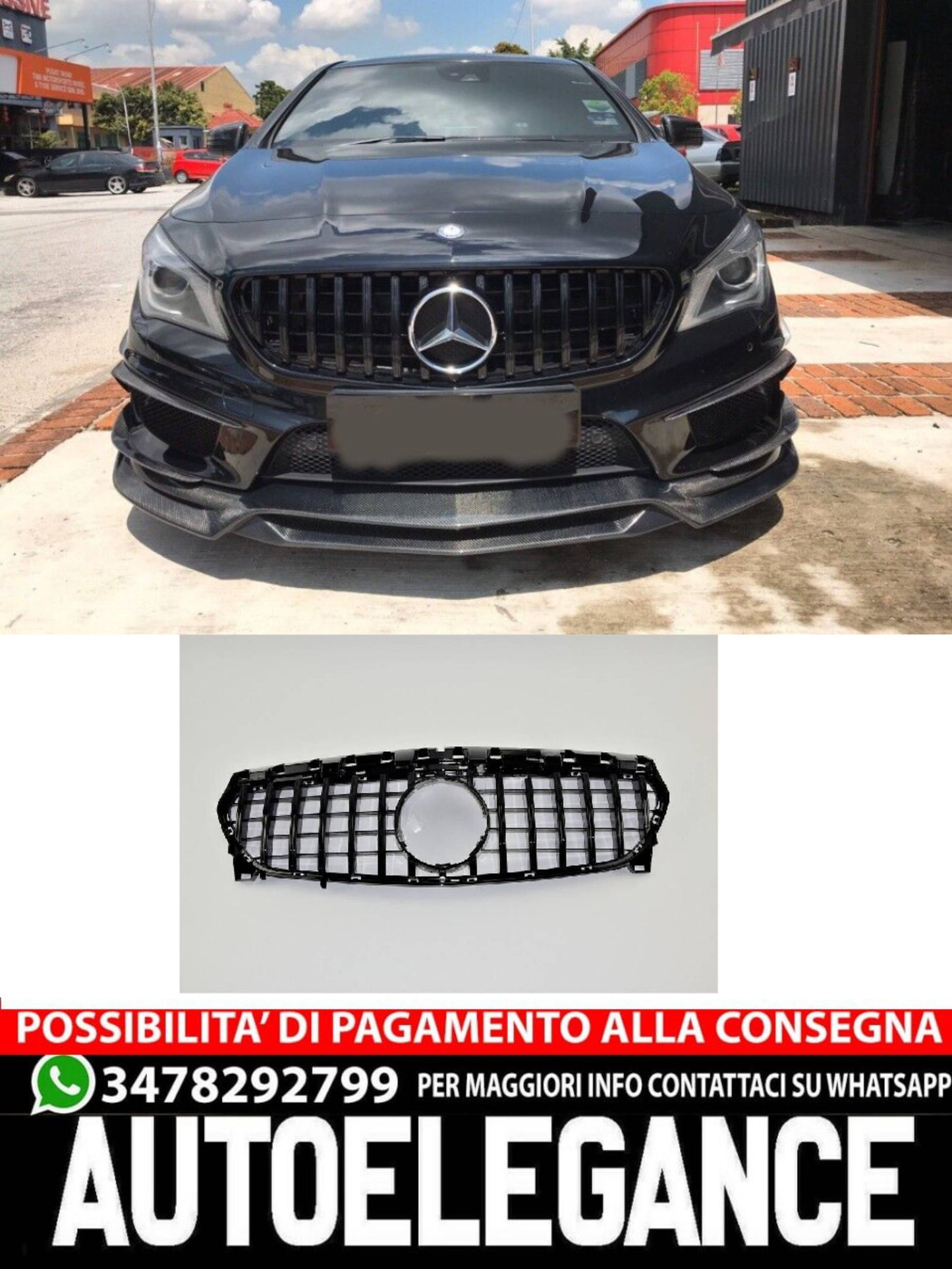GRIGLIE adatto per Mercedes CLA class W117 2013-2019