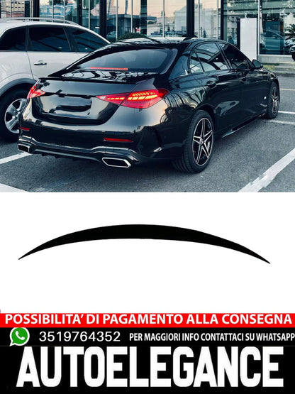 Spoiler posteriore  adatto per Mercedes Benz Classe C berlina nero