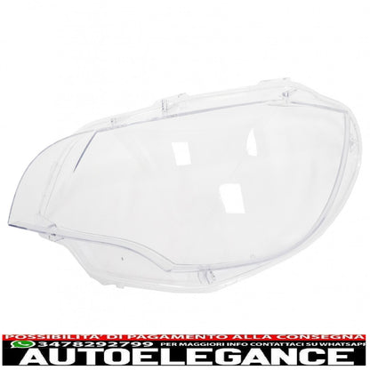 Headlight Lens Glasses Suitable for BMW X6 E71 (2008-2012) 