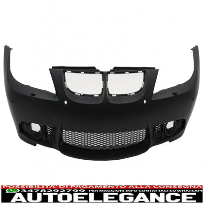 paraurti anteriore adatto per bmw serie 3 e90 berlina e91 touring (2004-2008) non lci m3 design sra pdc