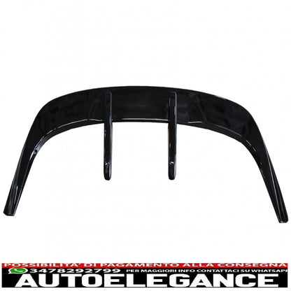 ala spoiler sul tetto adatta per bmw x1 suv f48 pre-lci (06.2015-2019) sport piano nero AUTOELEGANCERICAMBI