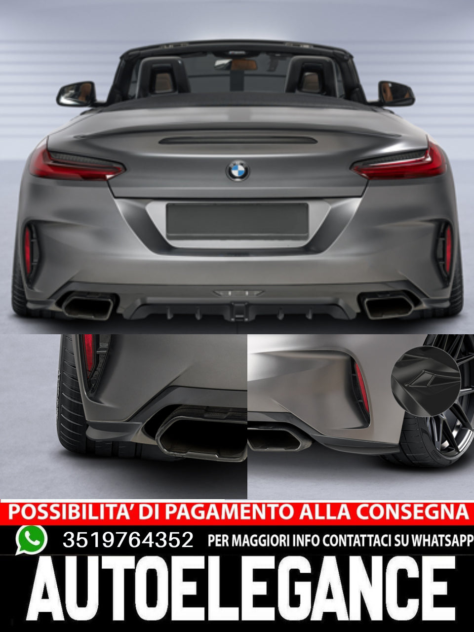 Rear Diffuser suitable for BMW Z4 (G29) M40i