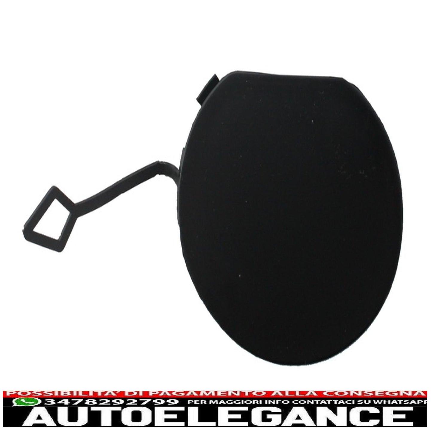 Copri gancio traino paraurti posteriore adatto per bmw serie 3 e90 (2004-2011) design m3 AUTOELEGANCERICAMBI