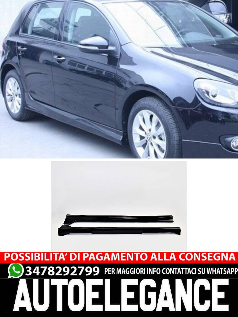 MINIGONNE adatto per VW Golf 6 2008-2016