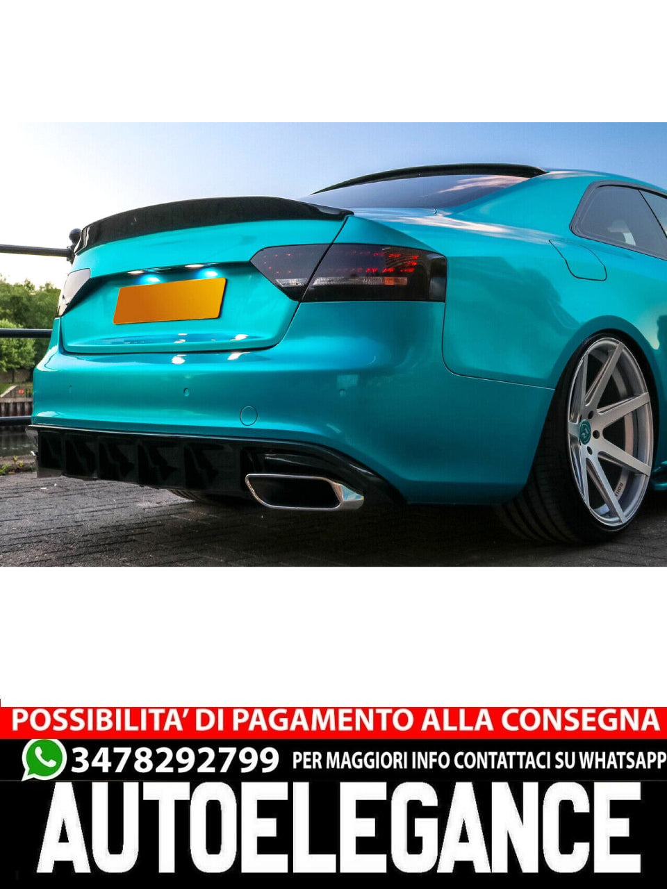 SPOILER ADATTO PER AUDI A5 COUPE ( 2007-2016 )