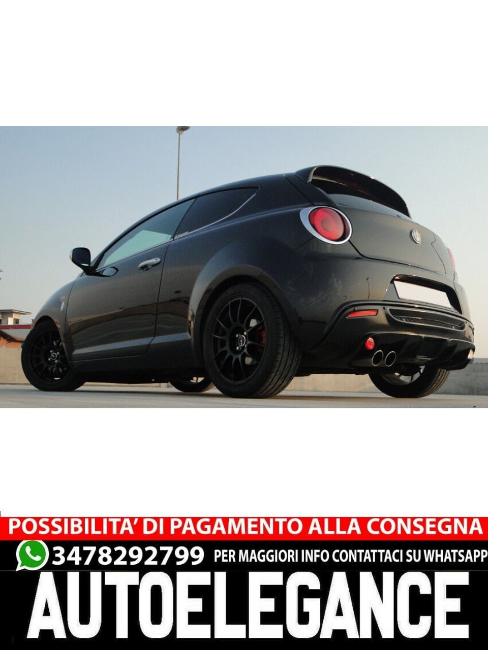 SPOILER ADATTO PER ALFA ROMEO MITO