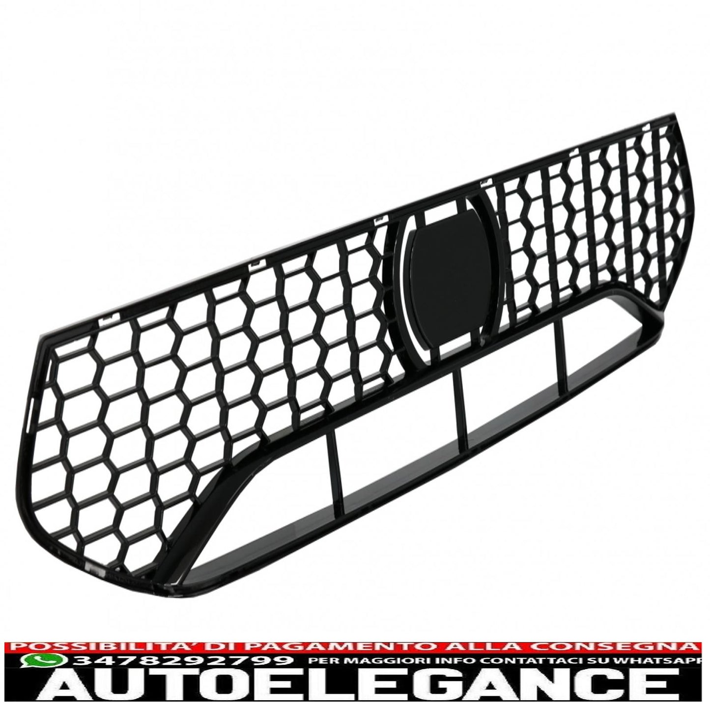 lower center grille fit for bmw 5 series g30 g31 limousine touring (2017-2019) m5 bumper for acc