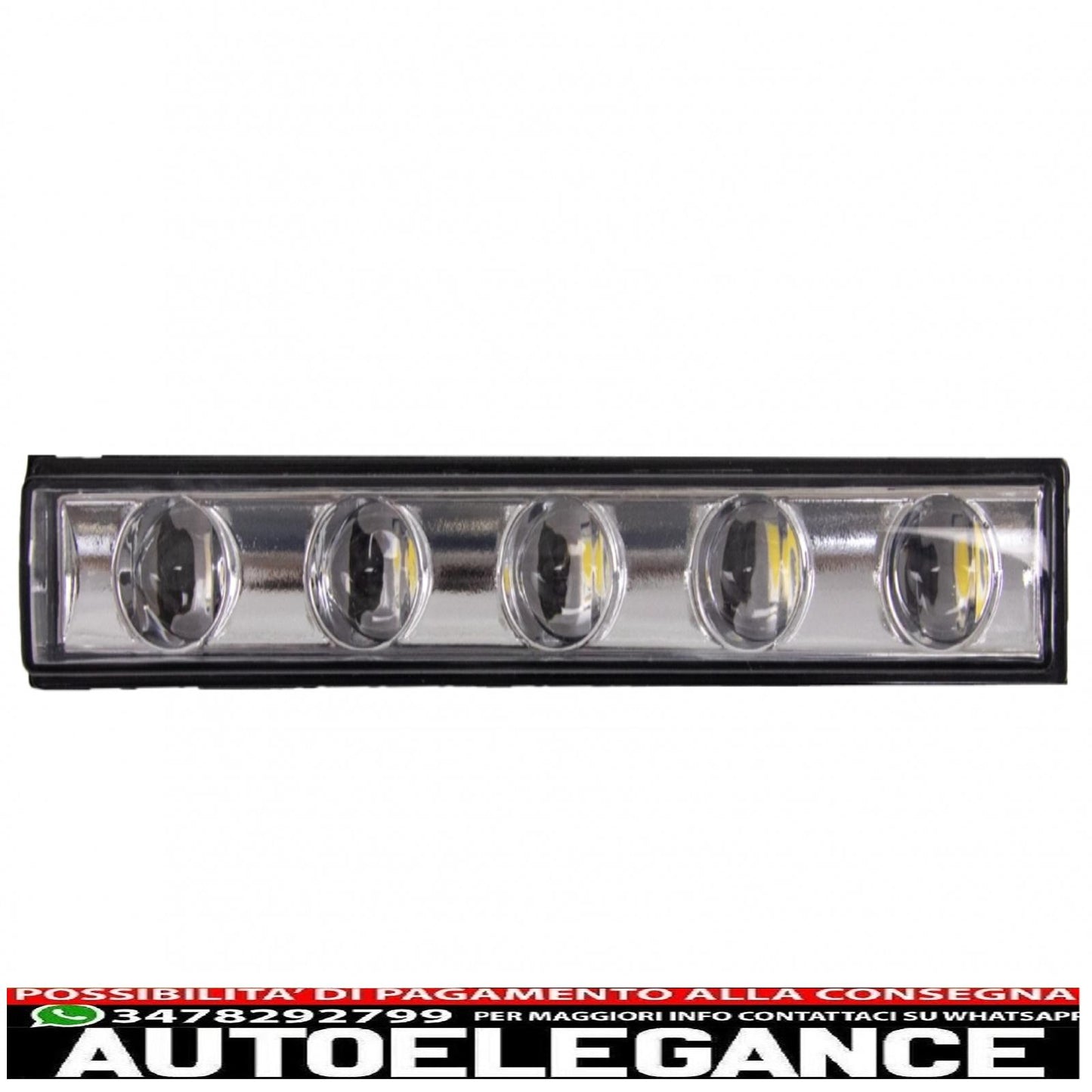 Chrome drl led daytime running lights suitable for mercedes g class w463 (1989-up) g65 design 