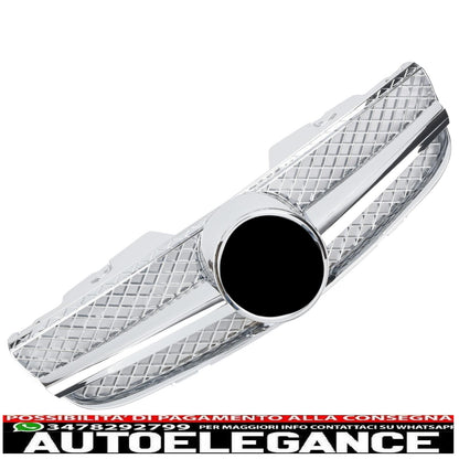 Griglia del radiatore sportiva per Mercedes R230 SL 2006-2008 cromata
