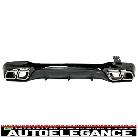 Paraurti Diffusore Terminali Cromati per Mercedes E W213 Sport Line 16-19 E63 Look-mostra il titolo originaleTesto originaleStoßfänger Diffusor Chrom Endrohre für Mercedes E W213 Sport Line 16-19 E63 Look