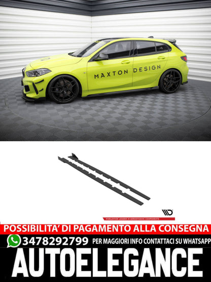 STREET PRO MINIGONNE LATERALI+ ALETTE adatte per BMW 1 F40 M-PACK / M135I  (2019 - )