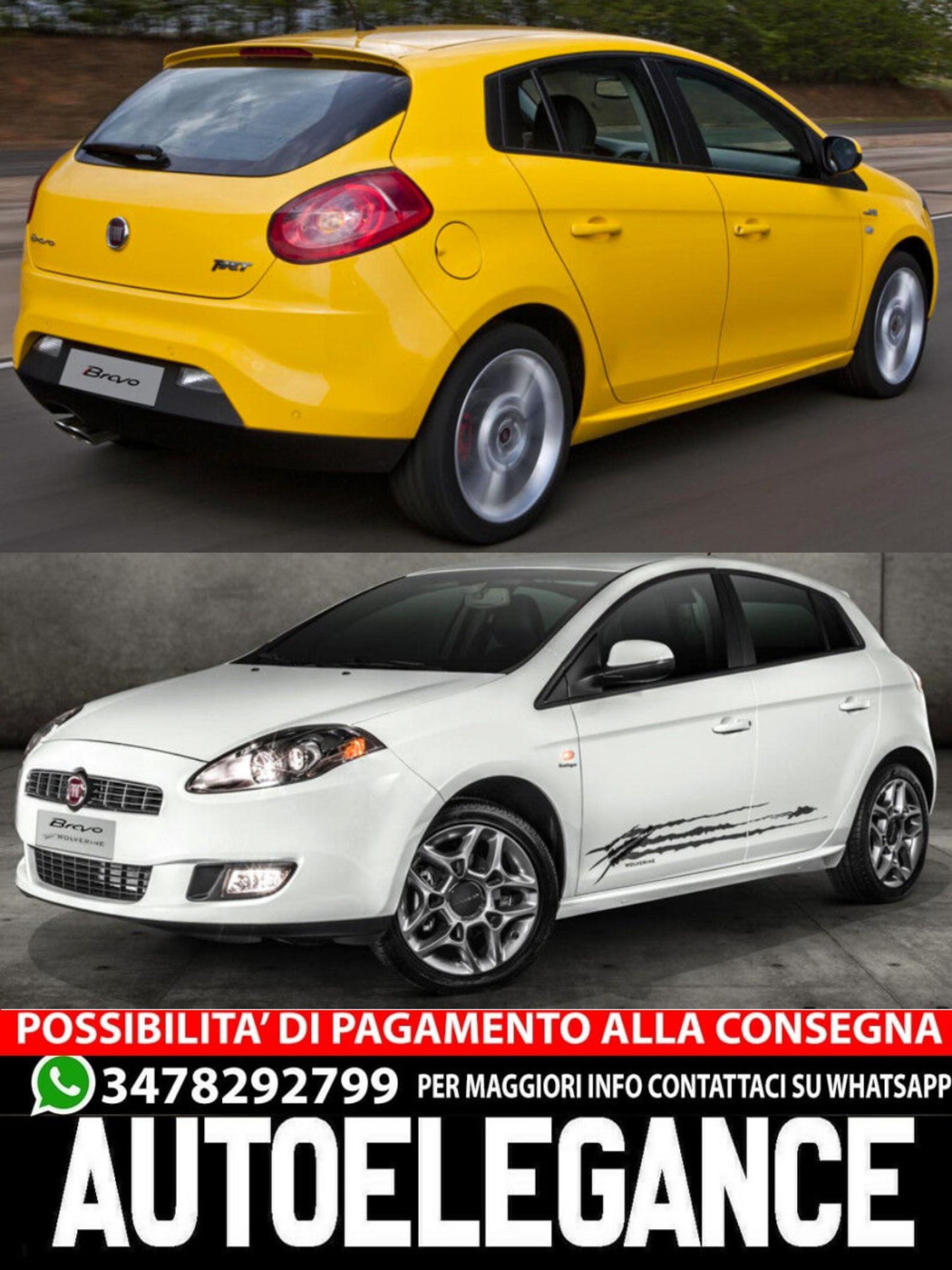 MINI SKIRTS SUITABLE FOR FIAT BRAVO 2 ( 2006-2014 ) SPORT STYLE 
