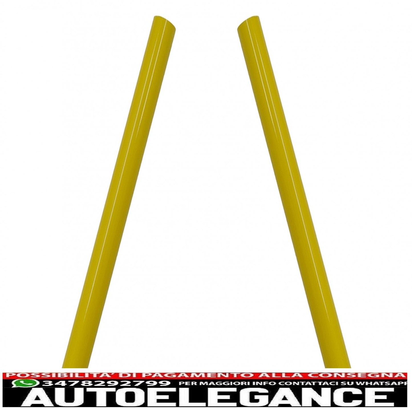 set ornaments v-brace grille strips inserts trim suitable for bmw series 1 2 3 4 5 6 7 yellow
