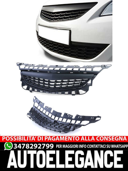 Griglia radiatore sportiva senza emblema nera per Opel Astra J 5 porte 09-12