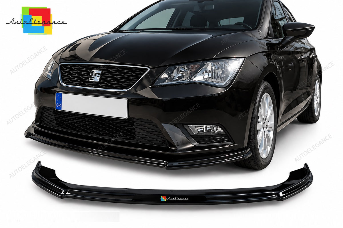 👉Splitter Anteriore ABS Nero Lucido adatto per SEAT Leon Mk3 (2012-2016)👈