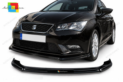 👉Splitter Anteriore ABS Nero Lucido adatto per SEAT Leon Mk3 (2012-2016)👈