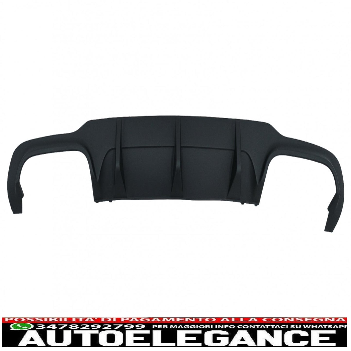 Diffusore d'aria per mantovana paraurti posteriore adatto per mercedes classe c w204 c204 amg sport line (2012-2014) limousine coupé
