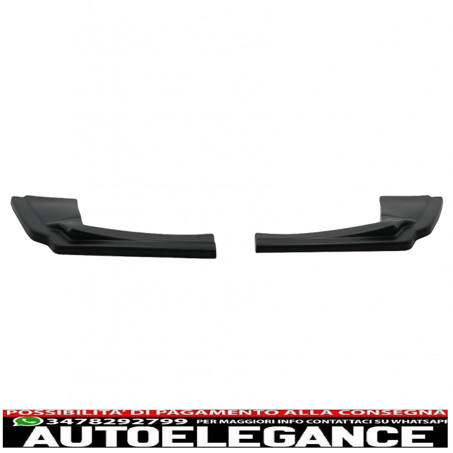 Alette sdoppiatori laterali paraurti posteriore adatte per alfa romeo giulia 952 (2016-2021) nero AUTOELEGANCERICAMBI