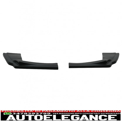 Alette sdoppiatori laterali paraurti posteriore adatte per alfa romeo giulia 952 (2016-2021) nero AUTOELEGANCERICAMBI