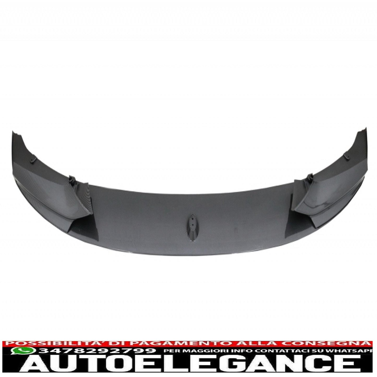 Rivestimento in carbonio per spoiler paraurti anteriore adatto per BMW Serie 5 F10 F11 (2011-2013) con coperture per specchietti Design M-Performance