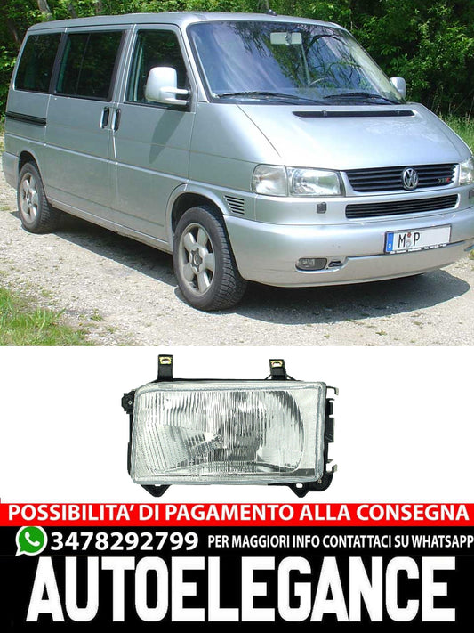 Headlight set for VW T4 1990-2003 with short front H4 set left right 