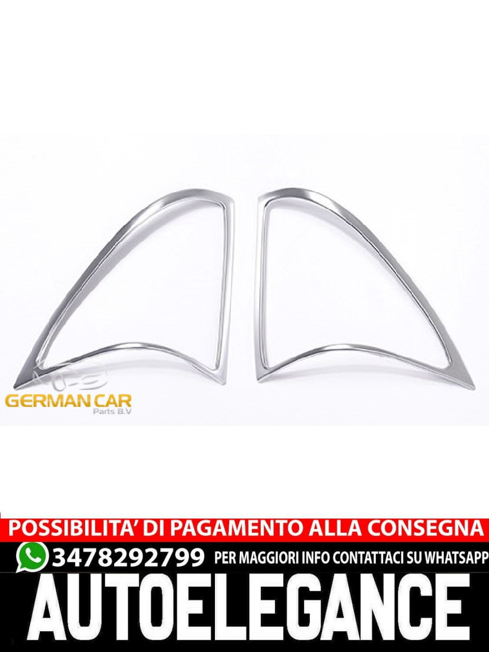 Per Mercedes CLA W117 Altoparlanti Telaio Cromato Apertura Porte Anteriore