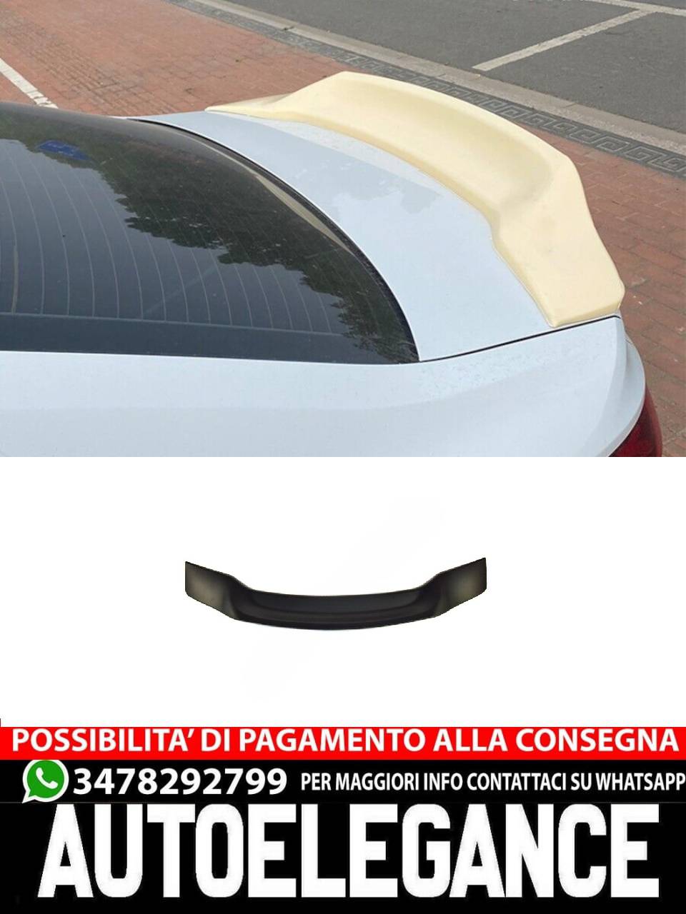 SPOILER adatto per Audi A3 8Y 2020+