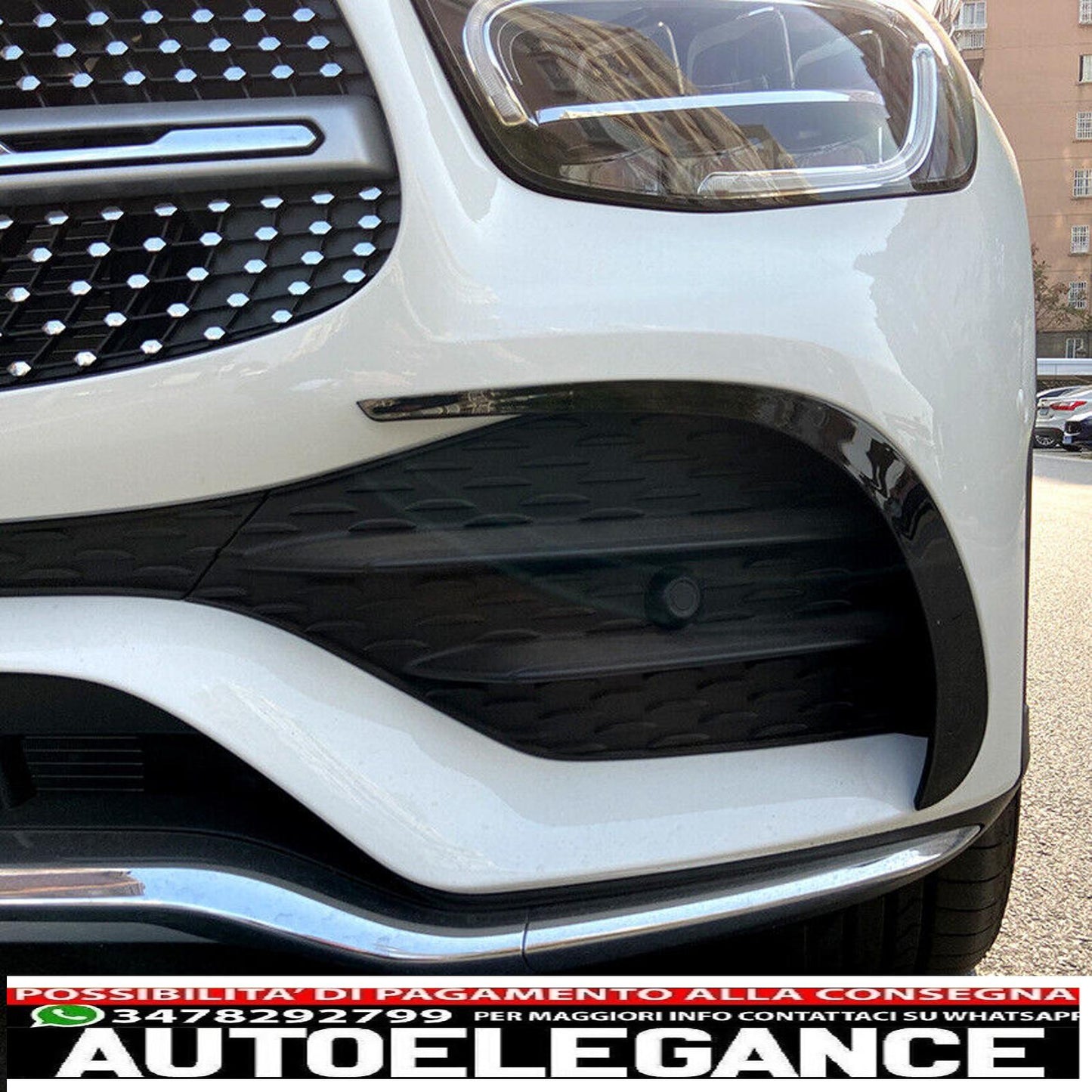 adatto per mercedes x253 c253 glc amg line (facelift) flaps aerodinamici anteriori-mostra il titolo originaletesto originalepasst für mercedes x253 c253 glc amg line (facelift) front aero flaps AUTOELEGANCERICAMBI