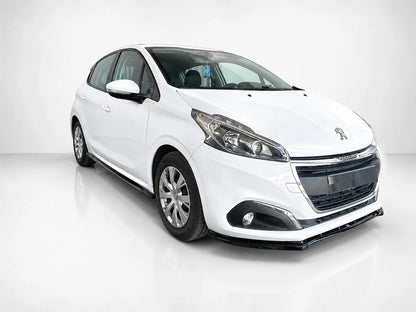 👉Splitter Anteriore Spoiler Sotto Paraurti Nero Lucido Peugeot 208 MK1 15-19👈