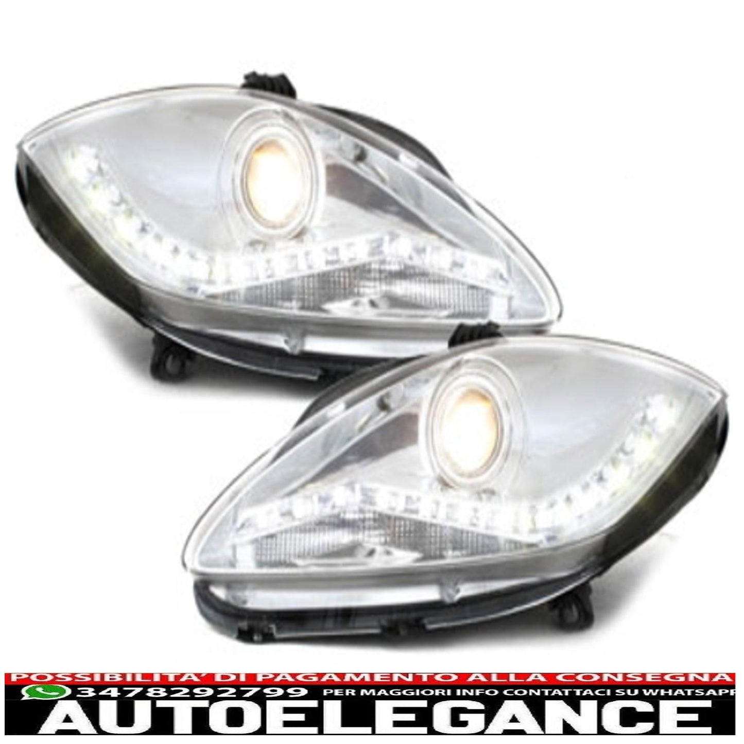 Dayline headlights suitable for Seat Leon 09+ 