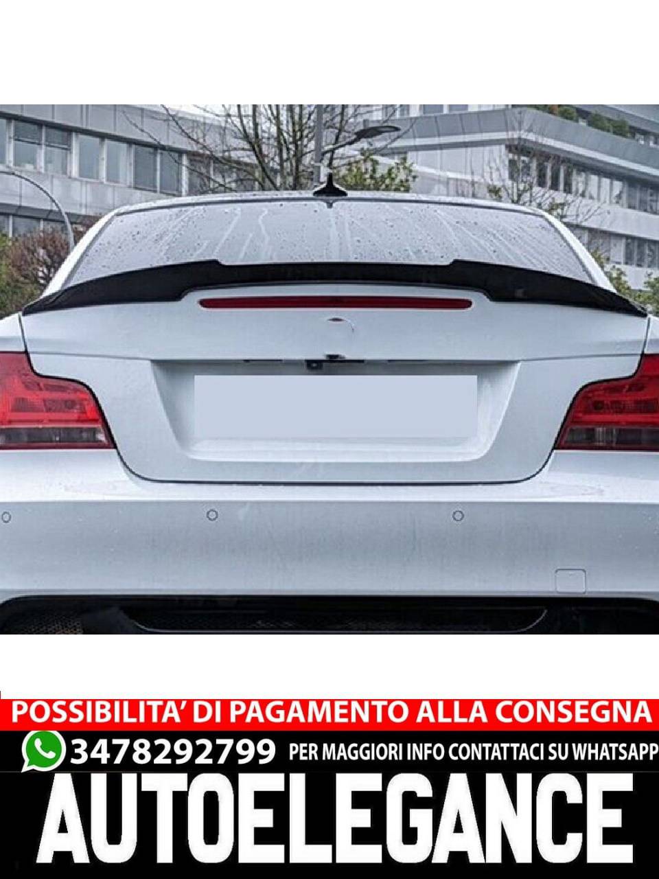 SPOILER adatto per BMW 1 E82 E88 2007-2011