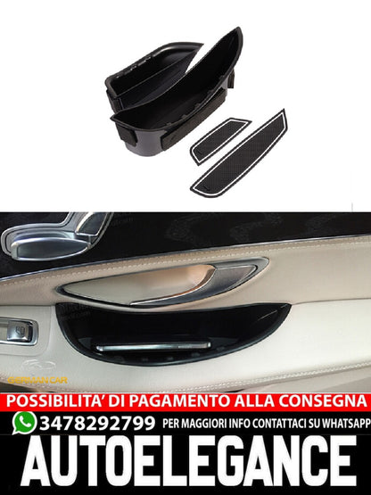 For Mercedes W205 C and X253 GLC rear door storage box 