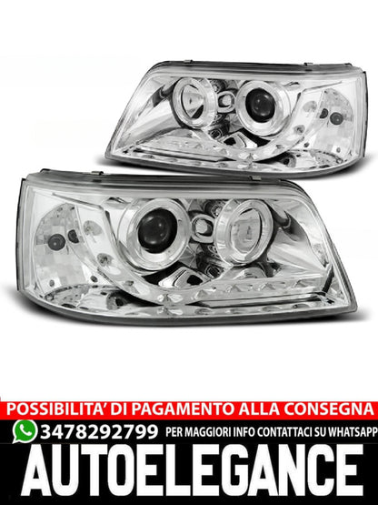 DAYLIGHT CHROME HEADLIGHTS SUITABLE FOR VW T5 04.03-08.09 