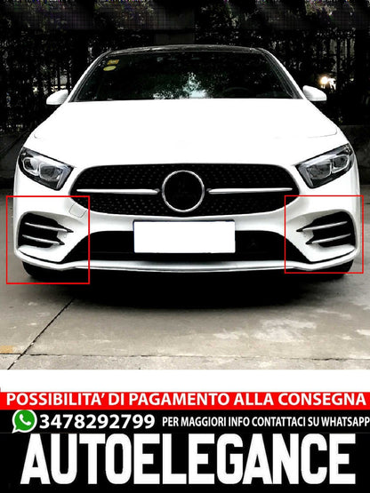 Paraurti per Mercedes W177 Classe A griglia finlandese cromo tuning