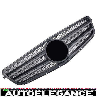 sports grill radiator grill suitable for mercedes w204 s204 matt black - show original titleoriginal textgrill sport kühlergrill passt für mercedes w204 s204 matt schwarz