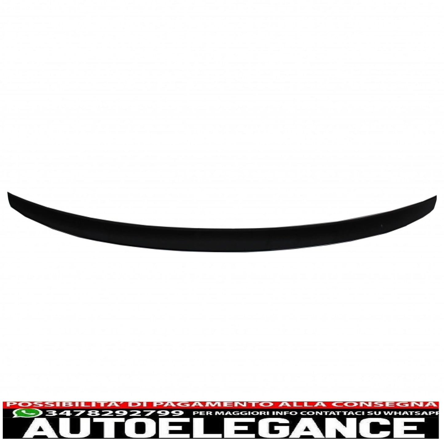 trunk spoiler suitable for audi a4 b9 sedan (2016-up) piano black