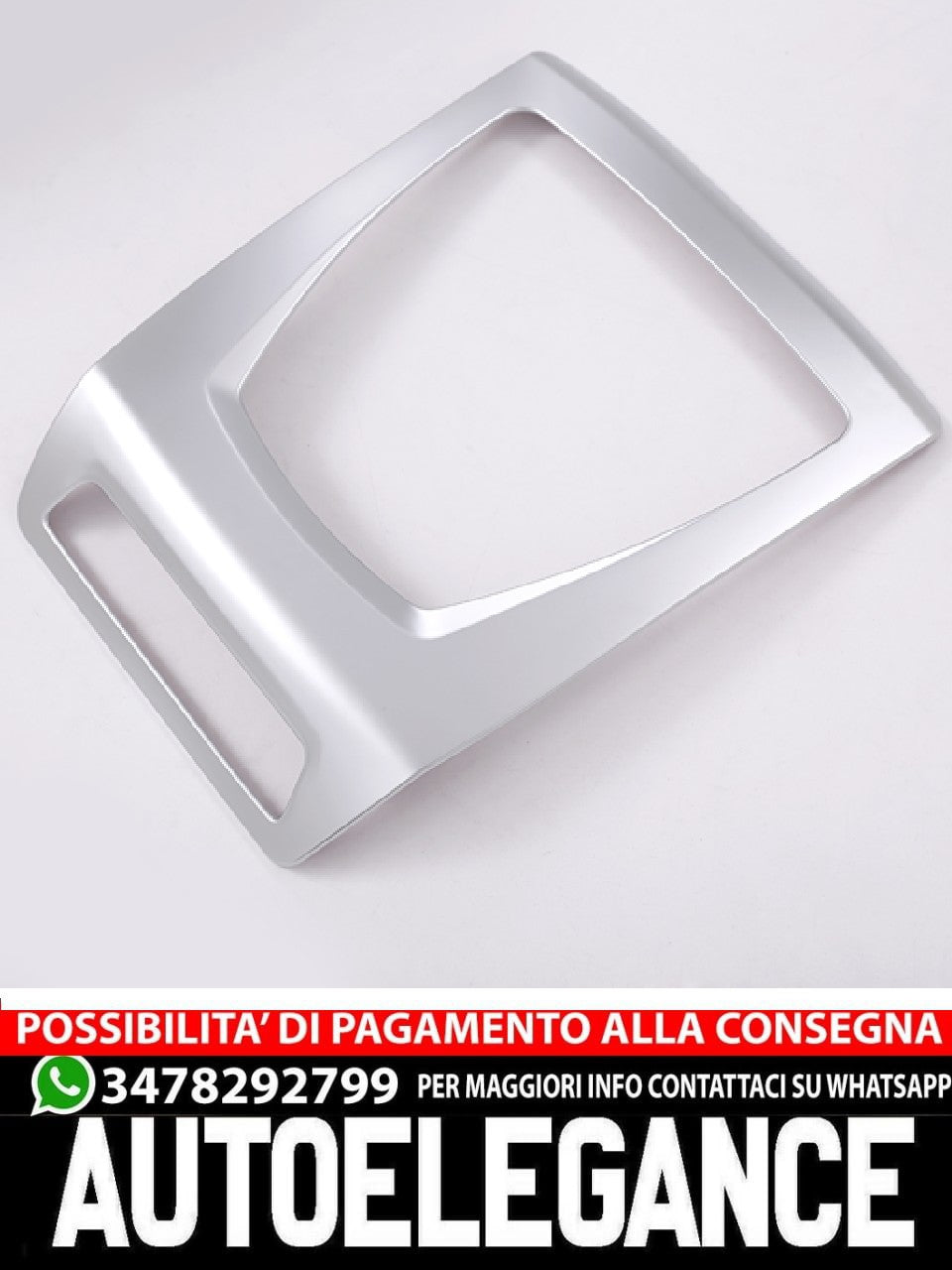 Per BMW Serie 5 F10, X3 F25 e X4 F26 luce lettura telaio cromato diaframma