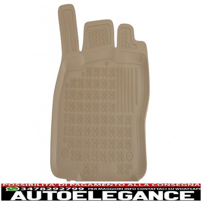 Beige black rubber mat suitable for vw passat b8 (2014-up) 