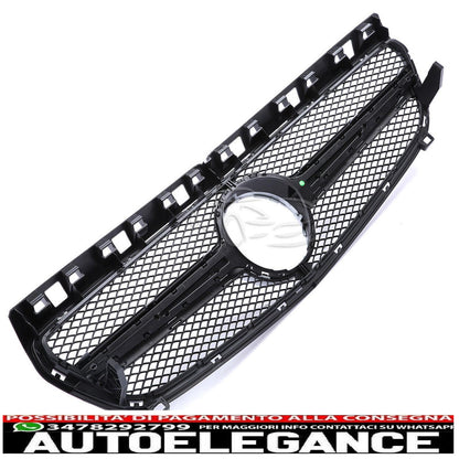 griglia argento griglia radiatore adatta per mercedes w176 classe a argento 12-15-mostra il titolo originaletesto originalegrill silber kühlergrill passt für mercedes w176 a-klasse silber 12-15