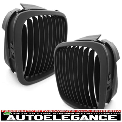 griglia anteriore adatta per bmw e46 lim./touring 3 serie 98-01_nera